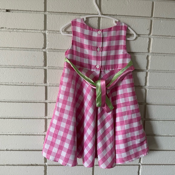 Pink and Green Plaid Dress - Picture 7 of 7